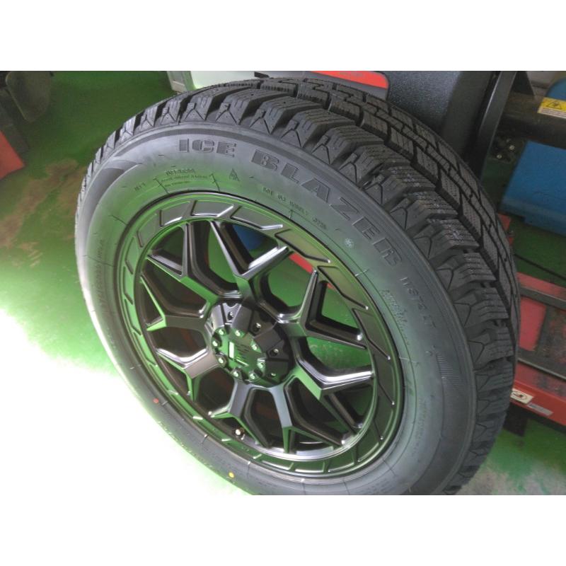 265/60R18 社外ブラックホイール スタッドレス4本セット　jeep PROXES トーヨー Sport SUV 265/60R18 & MKW MK-46 18インチ 8.5J +53