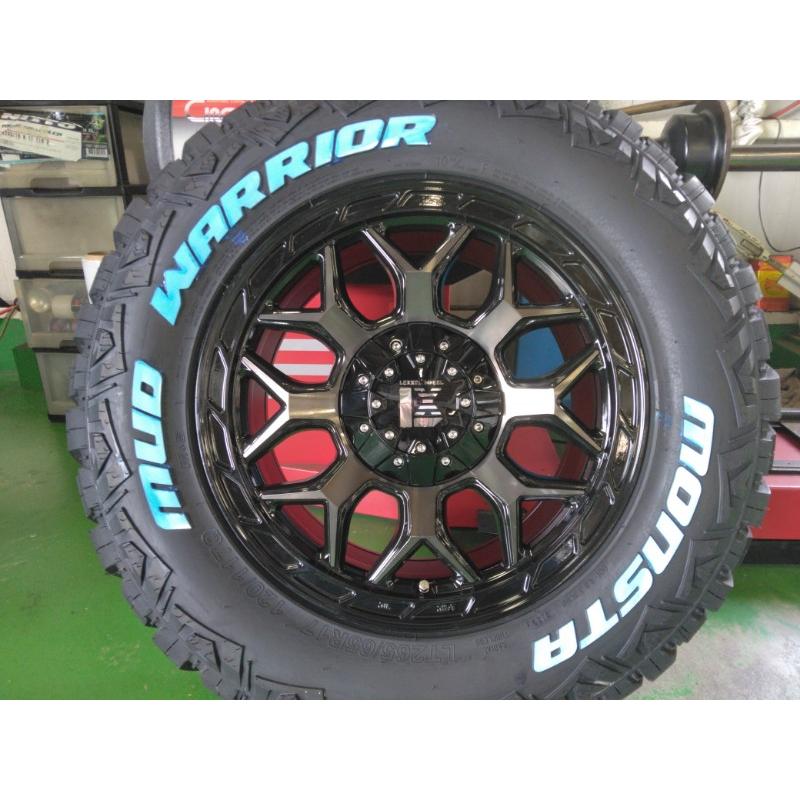 タイヤ・ホイール nightmare MONSTA TYRES 新品 4本 150 プラド FJ ハイラックス サーフ タイヤ