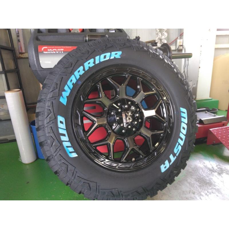 MONSTA TYRES 新品 4本 150 プラド FJ ハイラックス サーフ タイヤ