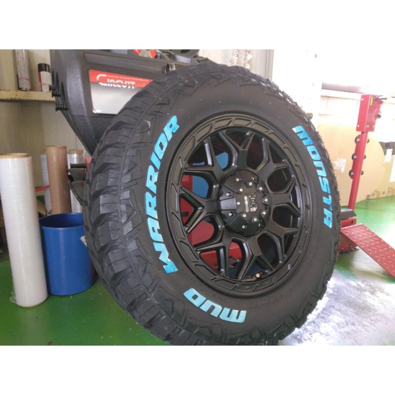 MONSTA TYRES 新品 4本 150 プラド FJ ハイラックス サーフ タイヤ