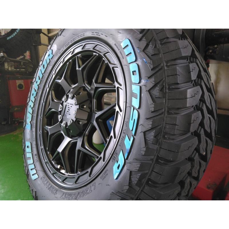 MONSTA TYRES 新品 4本 ラングラー JL JK タイヤホイールセット