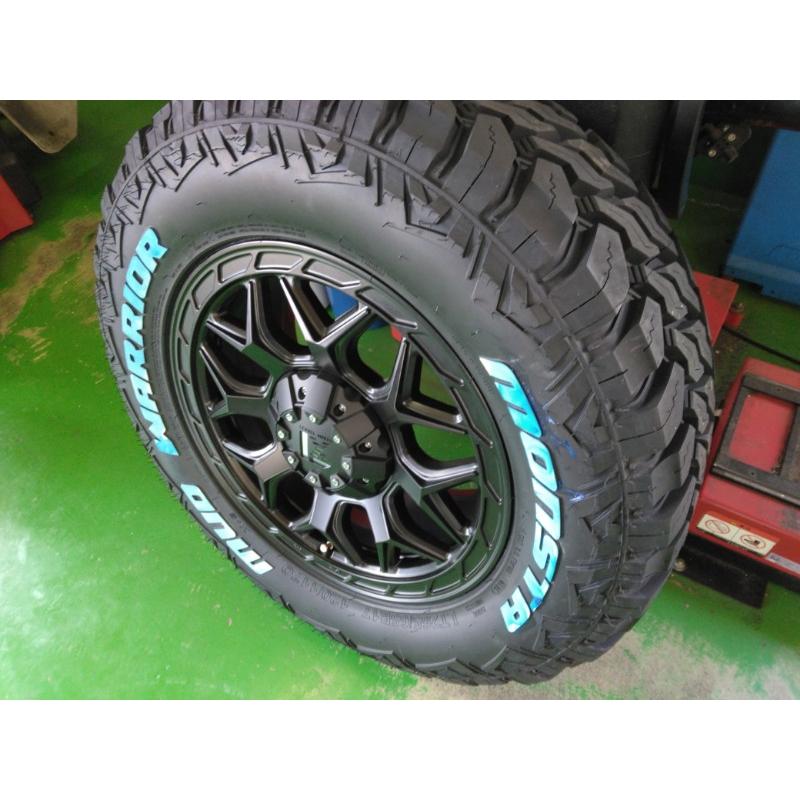 MONSTA TYRES 新品 4本 ラングラー JL JK タイヤホイールセット
