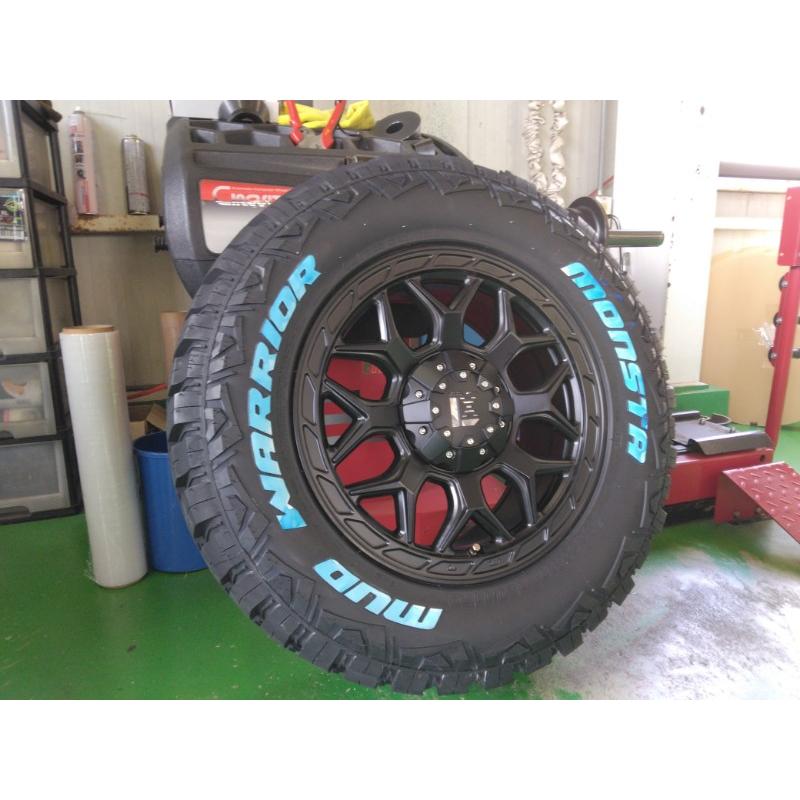 レアマイスター17インチ 265/70R17 4本セット ラングラー 美品バリ溝 MONSTA TYRES 新品 4本 ラングラー JL JK タイヤホイールセット