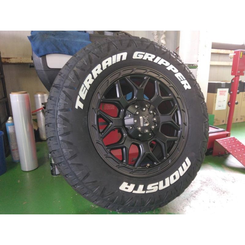Jeep JL ラングラー 純正ホイールタイヤセット5本です。(スペア付き) MONSTA TYRES 新品 5本セット Jeep ジープ ラングラー JL JK タイヤ