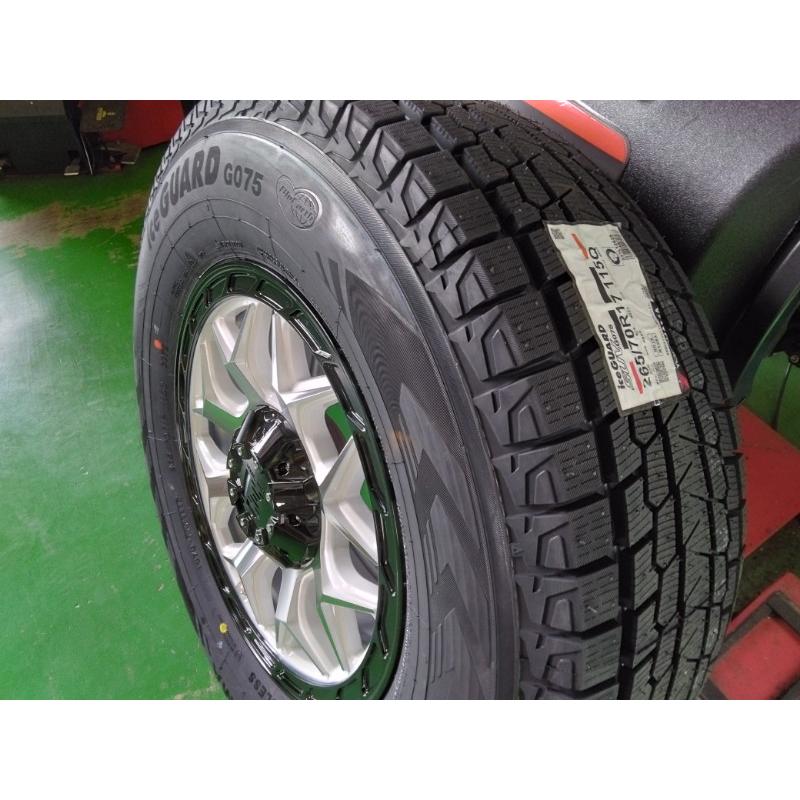 iceGUARD 新品 スタッドレス 265/70R17 YOKOHAMA G075 冬タイヤ
