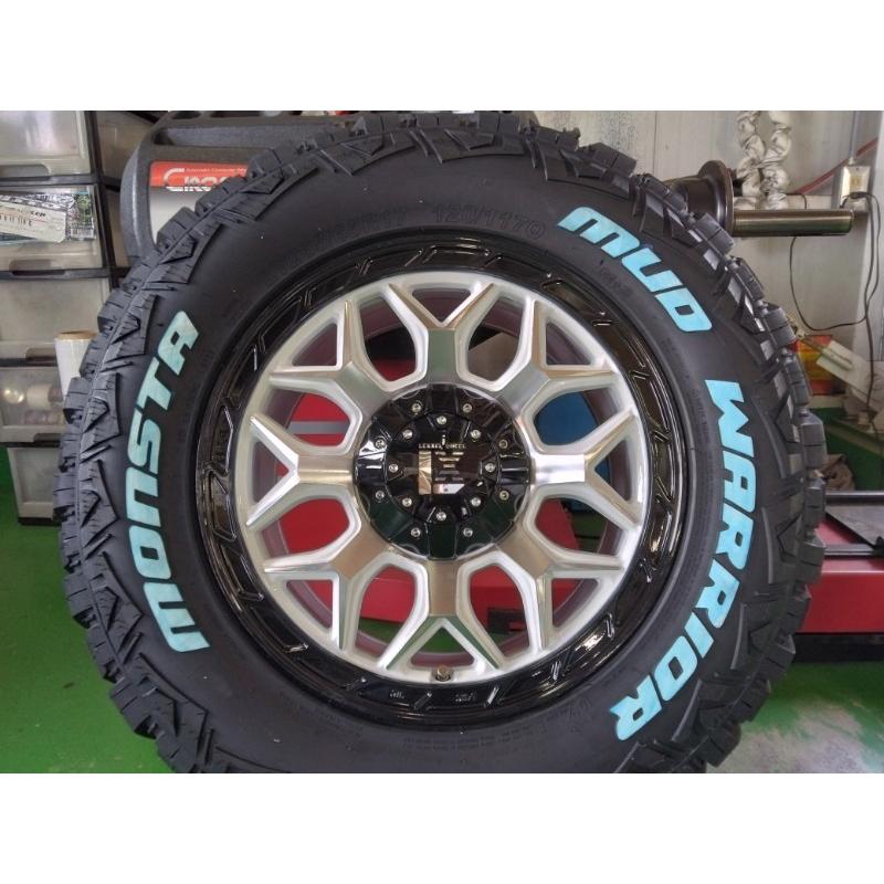 MONSTA TYRES 新品 4本 150 プラド FJ ハイラックス サーフ タイヤ 