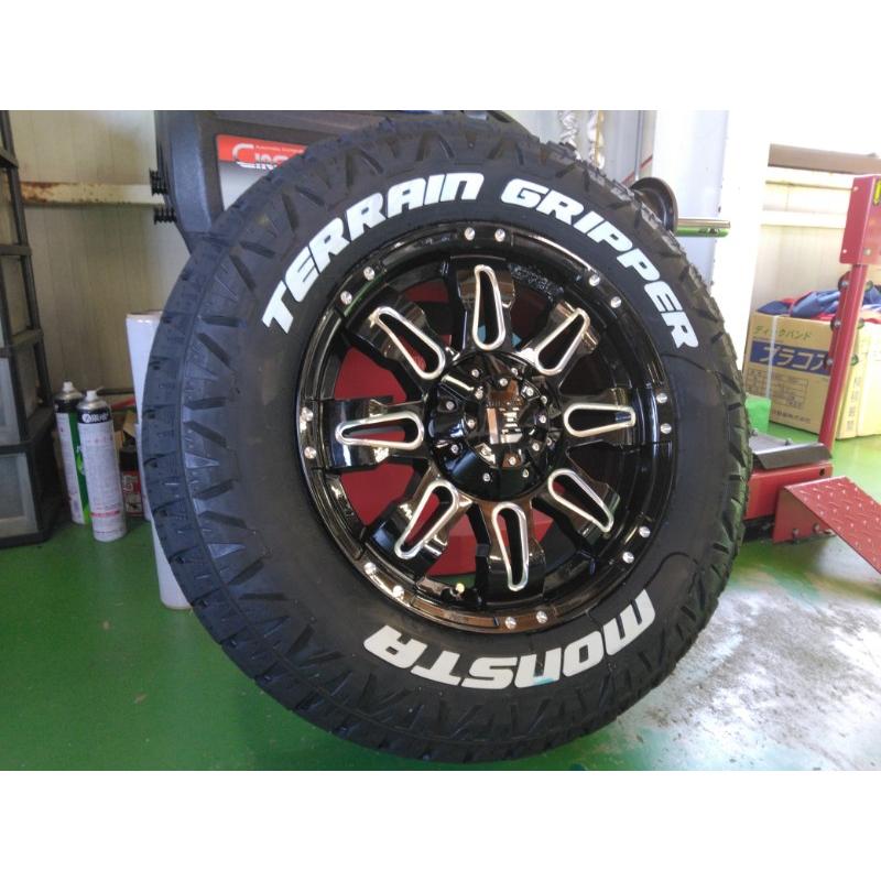 売切り 特価 新品4本 150プラド FJ タイヤホイールセット 265/65R17 