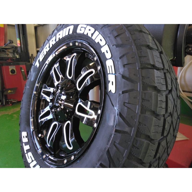 売切り 特価 新品4本 150プラド FJ タイヤホイールセット 265/65R17