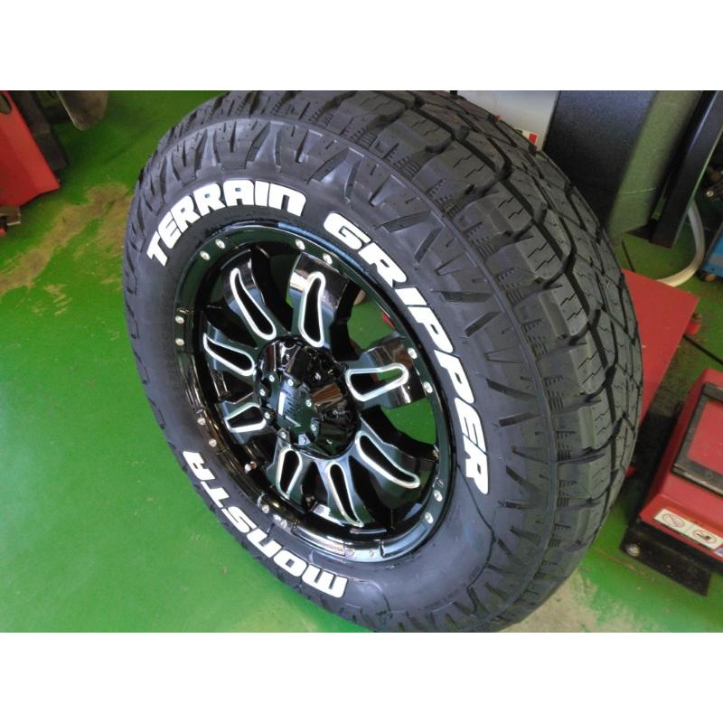 売切り 特価 新品4本 150プラド FJ タイヤホイールセット 265/65R17