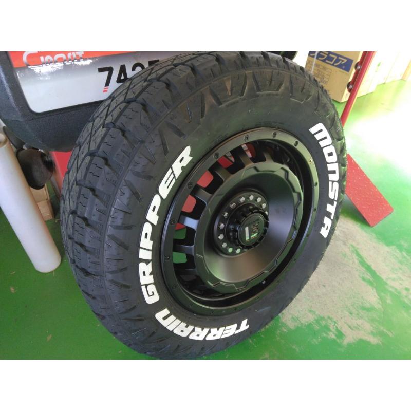 （決まりました）【年内最終値下げ】プラド ハイラックス FJ サーフ  265/70R17 タイヤホイール  17インチ ホワイトレター 新品/4本 プラド ハイラックス サーフ FJ タイヤホイールセット 265