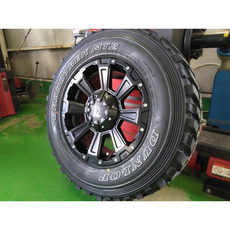 GRANDTREK 新品 4本 デリカD5 RAV4 CX5 タイヤホイールセット DUNLOP 
