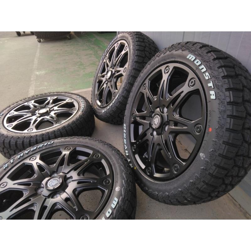 MONSTA TYRES ハイゼットジャンボ 軽トラ タイヤホイールセット