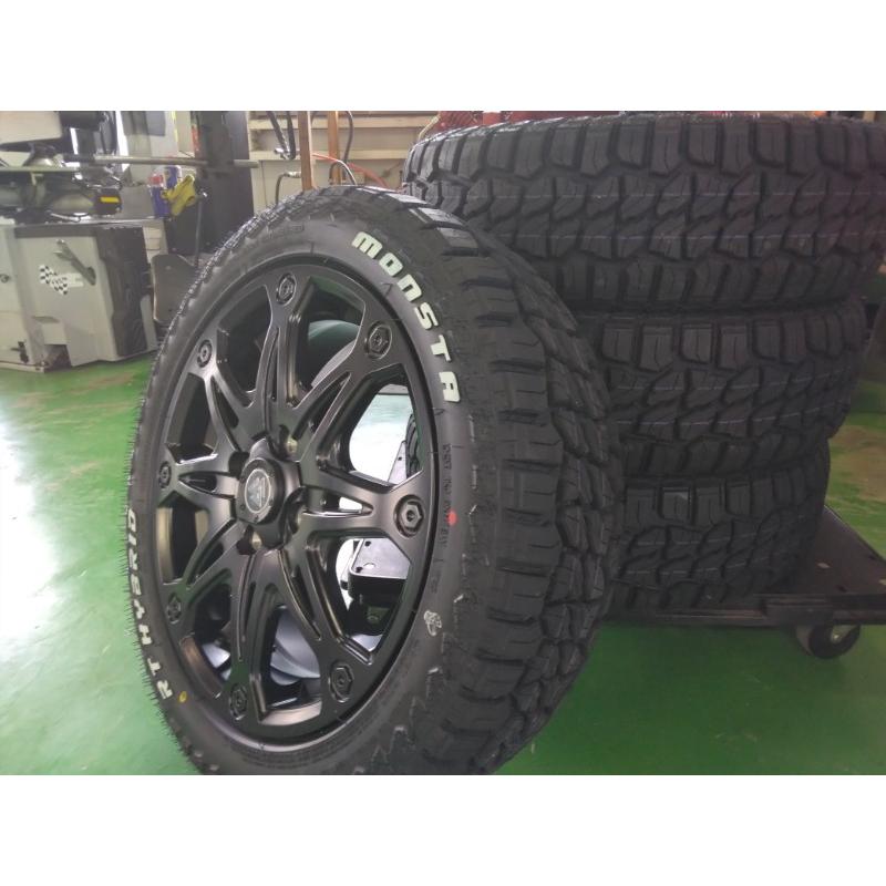 MONSTA TYRES ハイゼットジャンボ 軽トラ タイヤホイールセット