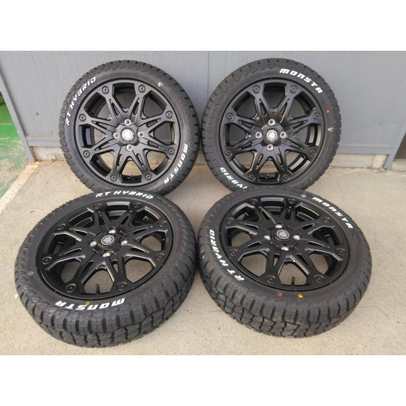 MONSTA TYRES ハイゼットジャンボ 軽トラ タイヤホイールセット