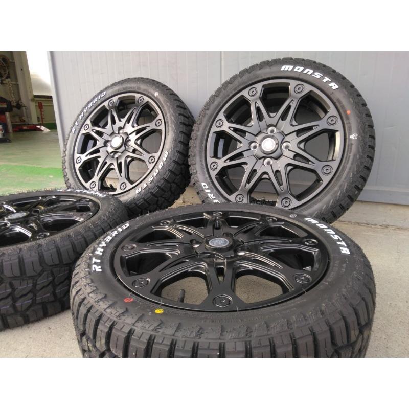 MONSTA TYRES ハイゼットジャンボ 軽トラ タイヤホイールセット