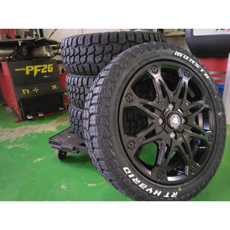 MONSTA TYRES ハイゼットジャンボ 軽トラ タイヤホイールセット