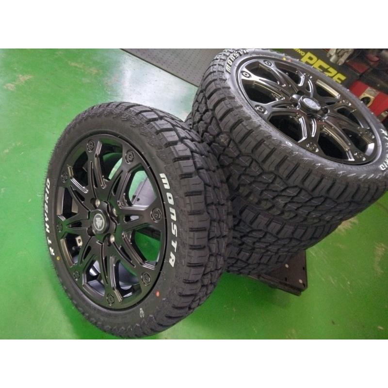 MONSTA TYRES ハイゼットジャンボ 軽トラ タイヤホイールセット