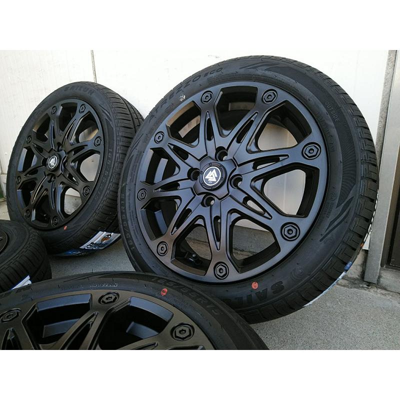 新品 ekカスタム ekクロス ekスペース デリカミニ 夏タイヤ ホイール4本セット 165/55R15 SAILUN 15インチ MUD-X｜wat｜04