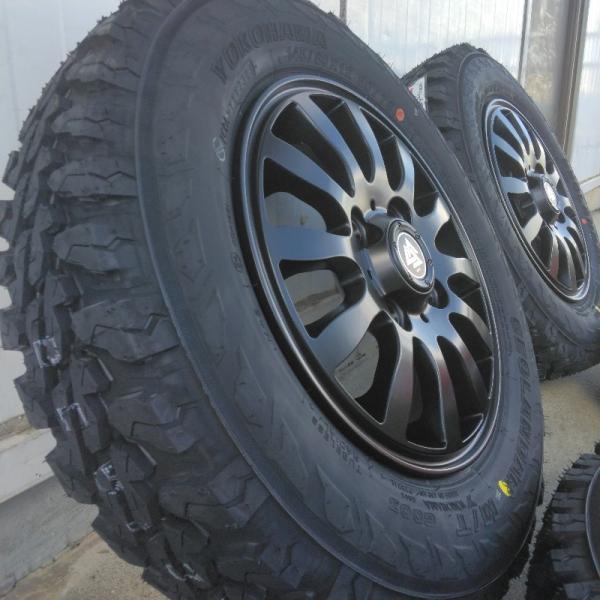 GEOLANDAR 新品 軽トラ 軽バン サマータイヤ ホイール4本セット 145