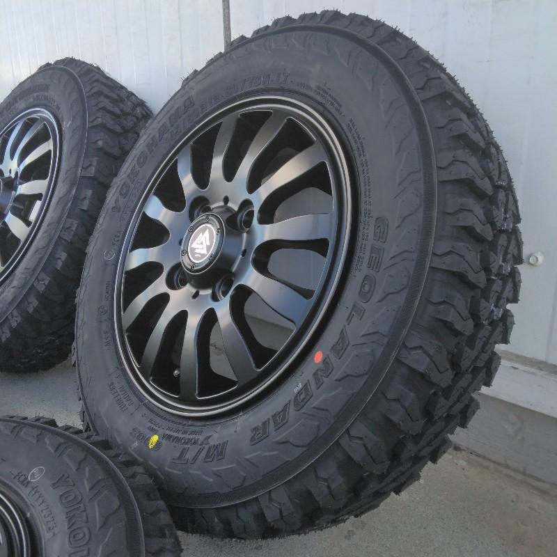 GEOLANDAR 新品 軽トラ 軽バン サマータイヤ ホイール4本セット 145