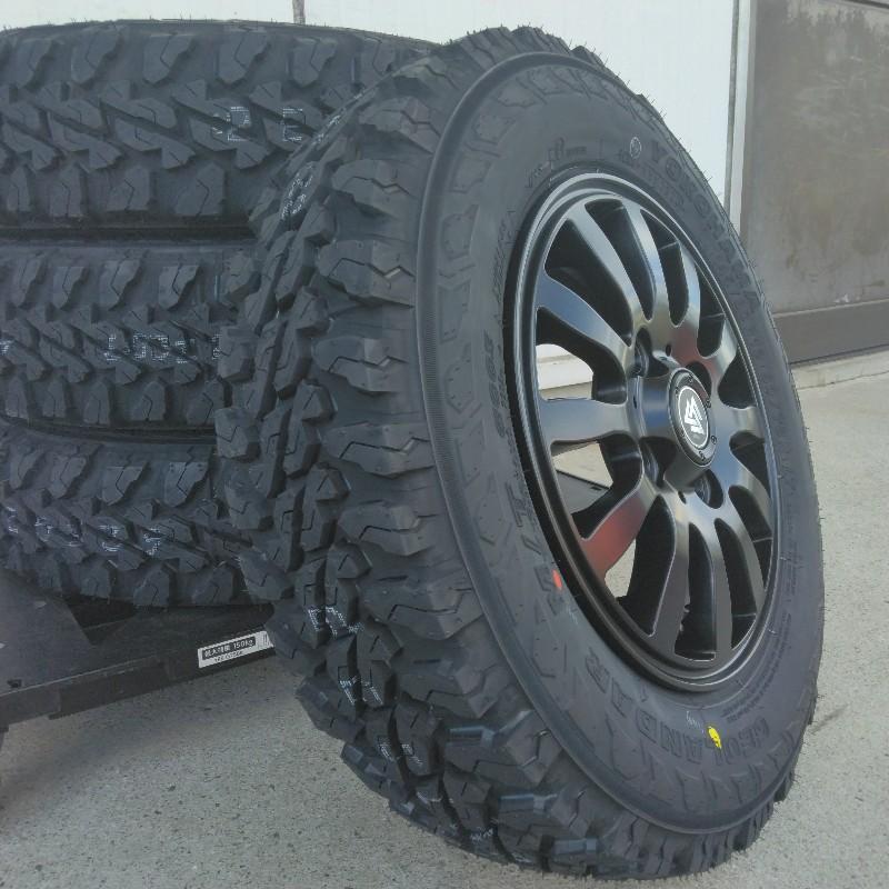 GEOLANDAR 車検対応 軽トラック 軽バン タイヤホイール 新品 4本セット