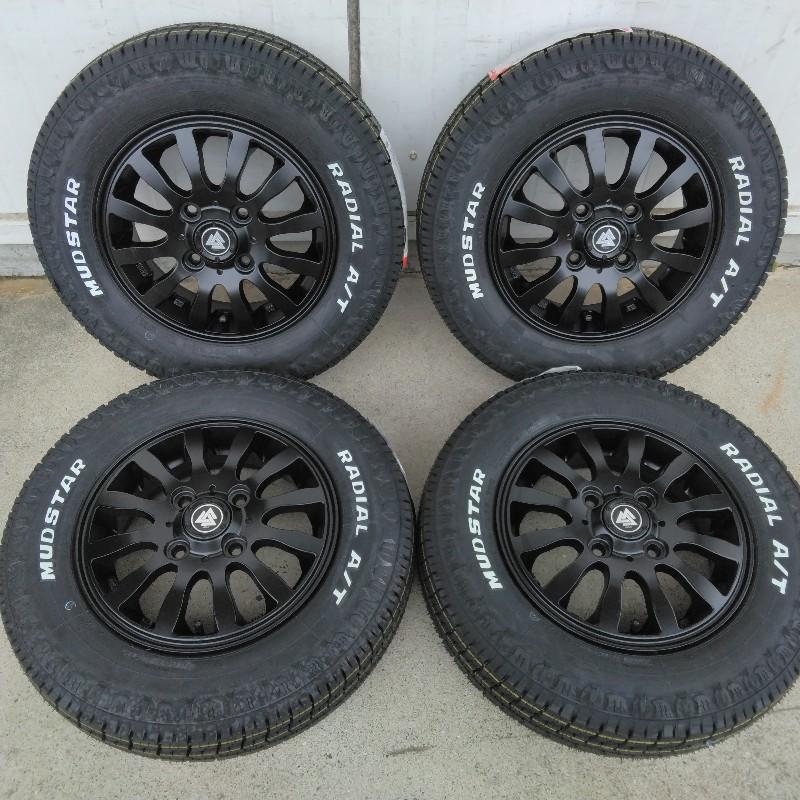 MUDSTAR 車検対応 ホワイトレター ハイゼットバン ハイゼット