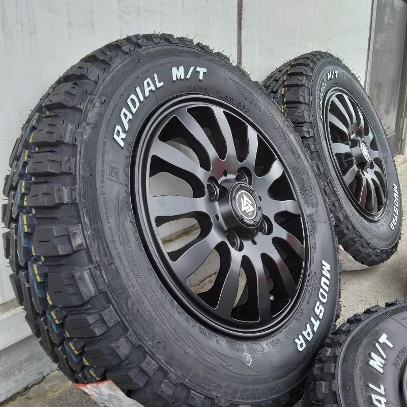 MUDSTAR 145/80R12 80/78N LT ハイゼット アクティ アトレークリッパー