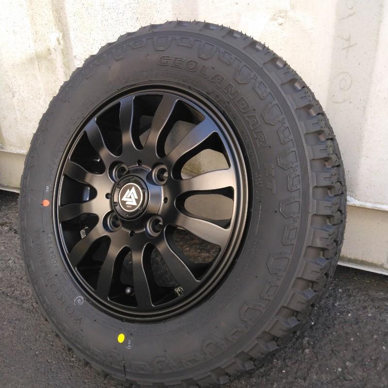 か*お様 Yokohama 145/80R12 タイヤ・ホイールセット 4本 ヨコハマタイヤ（YOKOHAMA TIRE） 新品4本セット アクティ 軽トラック