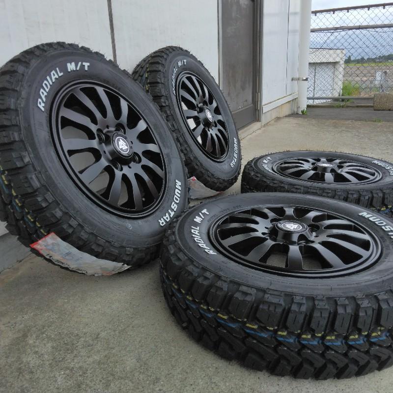 MUDSTAR 新品 軽用 軽トラック タイヤホイールセット 145/80R12 80/78N