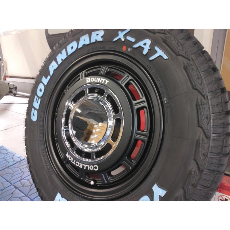 送料込み☆ヨコハマ　ゴツゴツタイヤ　175/80R14☆プロボックス　サクシード GEOLANDAR プロボックス サクシード タイヤホイールセット 175/80R14