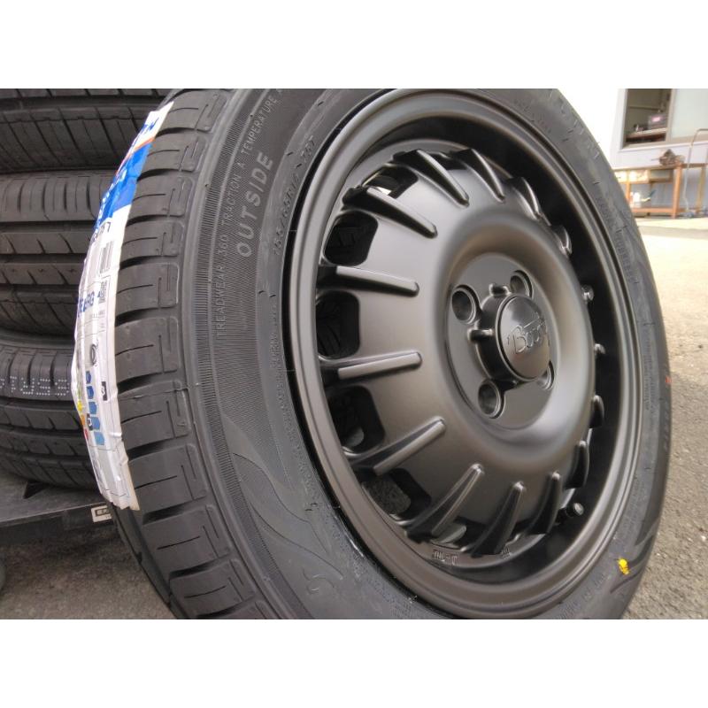 新品4本 155/65R14 SAILUN ATREZZO ECO 夏タイヤホイールセット 14インチ NOEL NBOX タント ムーヴ スペーシア ルークスの画像