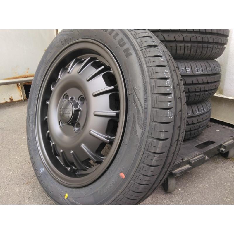 新品4本 155/65R14 SAILUN ATREZZO ECO 夏タイヤホイールセット 14インチ NOEL NBOX タント ムーヴ スペーシア ルークスの画像