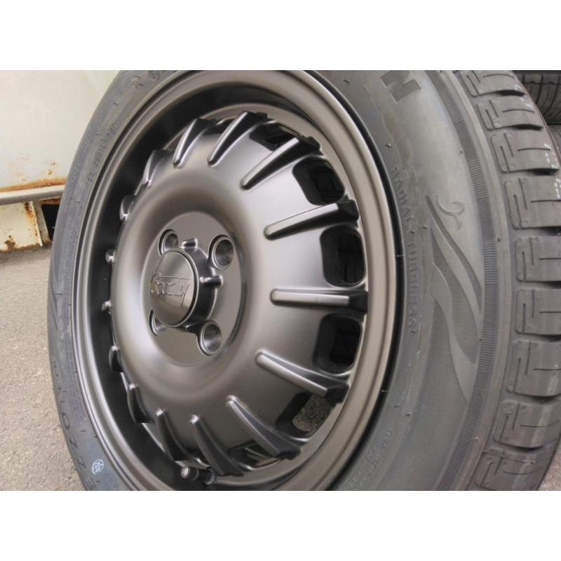 新品4本 155/65R14 SAILUN ATREZZO ECO 夏タイヤホイールセット 14インチ NOEL NBOX タント ムーヴ スペーシア ルークスの画像