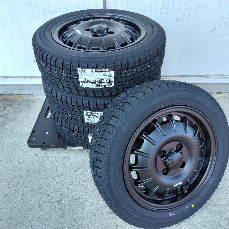 スタッドレスタイヤ 14インチ ホイール ヨコハマタイヤ（YOKOHAMA TIRE） スタッドレスタイヤ ホイールセット