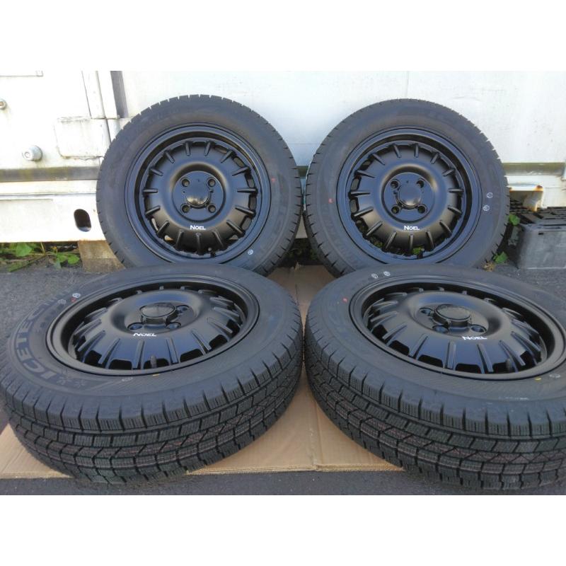 ICETEC 軽自動車 スタッドレスタイヤ ホイールセット 155/65R14 165 