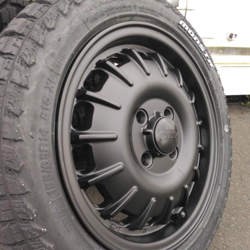 MONSTA TYRES 新品 N-BOX タント スペーシア サマータイヤ ホイール4本
