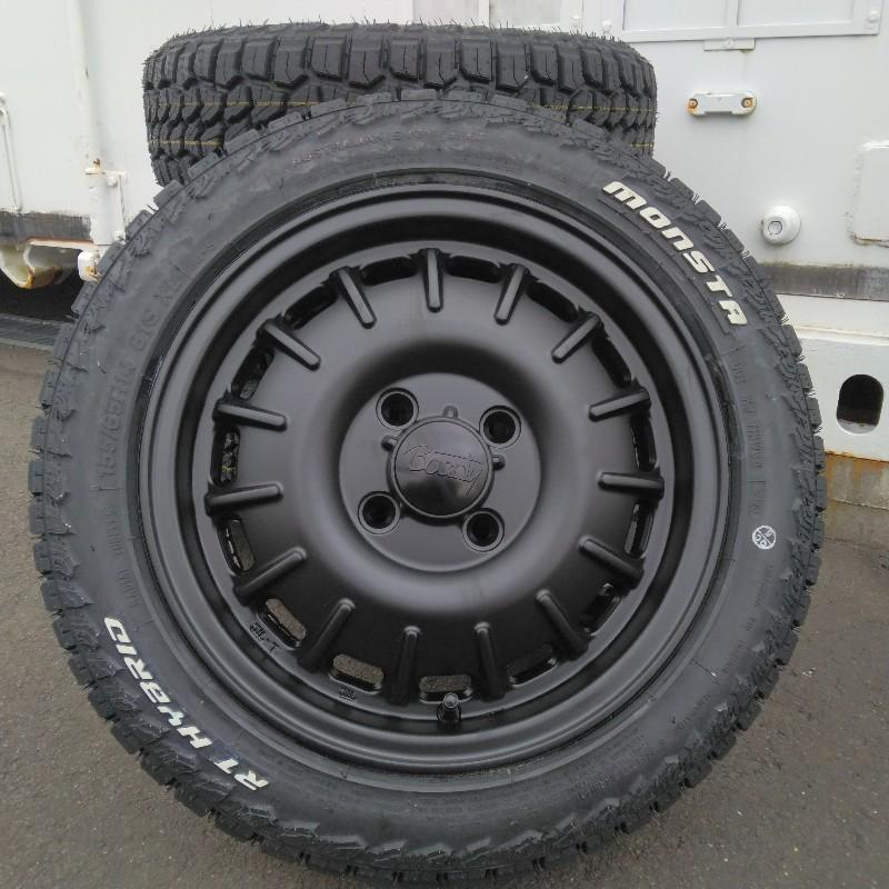 MONSTA TYRES 新品 軽自動車 N-BOX N-ONE N-WGN タイヤホイールセット