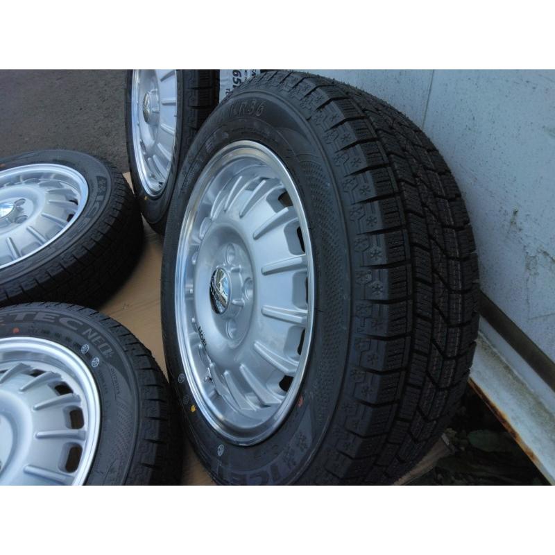 ICETEC 軽自動車 スタッドレスタイヤ ホイールセット 155/65R14 165 