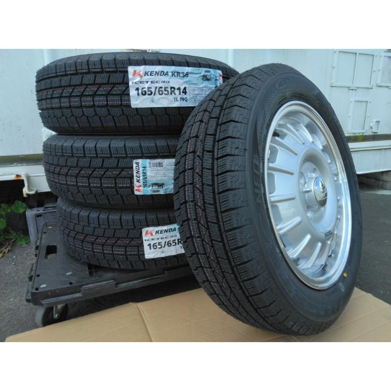 ICETEC 軽自動車 スタッドレス 新品 4本セット タイヤホイールセット 