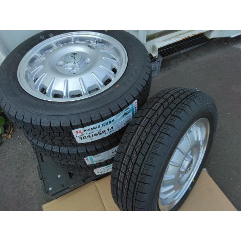 ICETEC 軽自動車 スタッドレス 新品 4本セット タイヤホイールセット 