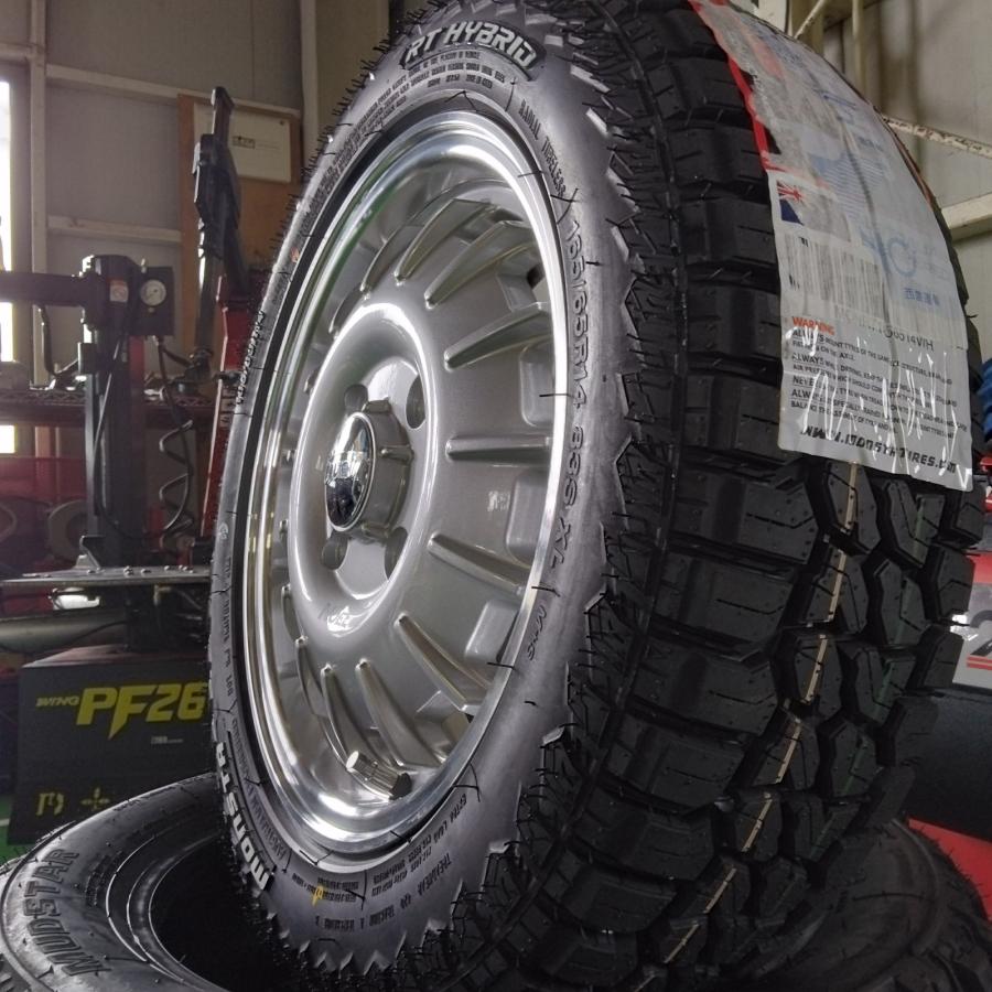 MONSTA TYRES 軽自動車 夏タイヤホイールセット 新品 4本セット 155