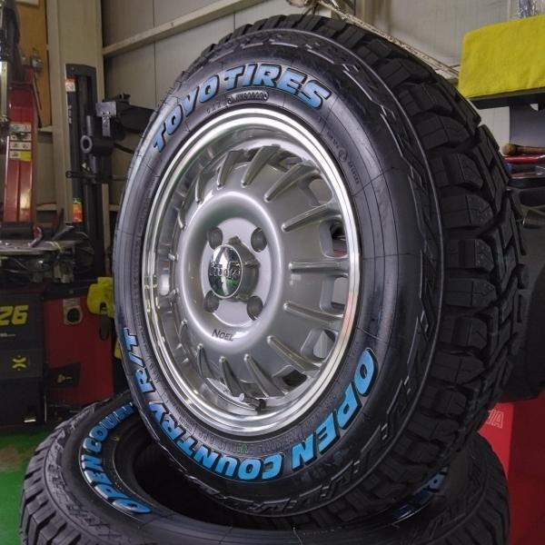【極上品】 タウンエース用 165/80R14 タイヤホイール4本セット OPEN COUNTRY 新品 4本 タウンエース ライトエース タイヤホイール