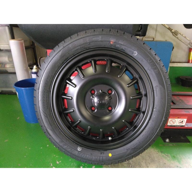 ICETEC 新品 スタッドレス ハスラー デリカミニ タイヤホイールセット