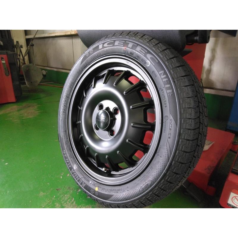 ICETEC 新品 スタッドレス ハスラー デリカミニ タイヤホイールセット