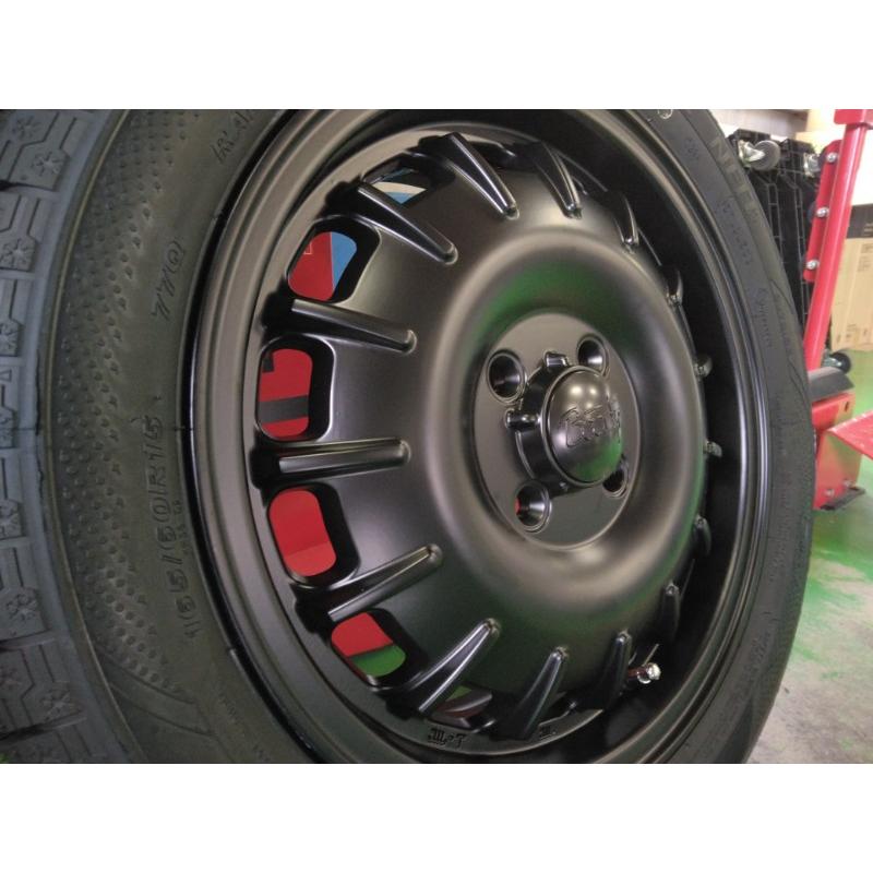 ICETEC 新品 スタッドレス ハスラー デリカミニ タイヤホイールセット