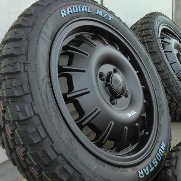 MUDSTAR 【新品 軽自動車】ハスラー 夏タイヤ ホイール4本セット 165