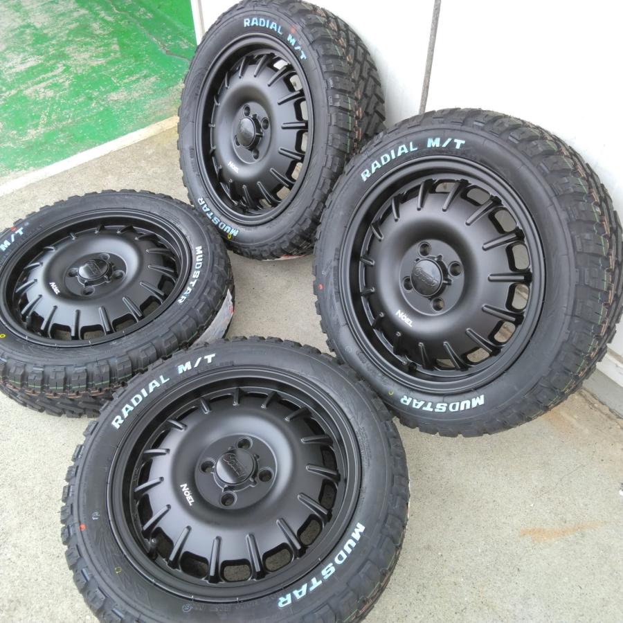 MUDSTAR 【新品 軽自動車】ハスラー 夏タイヤ ホイール4本セット 165