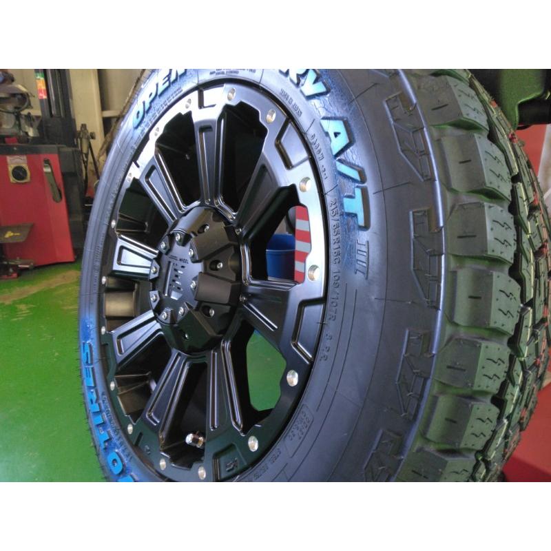 OPEN COUNTRY 新品 4本 ハイエース 200系 車検対応 タイヤホイール