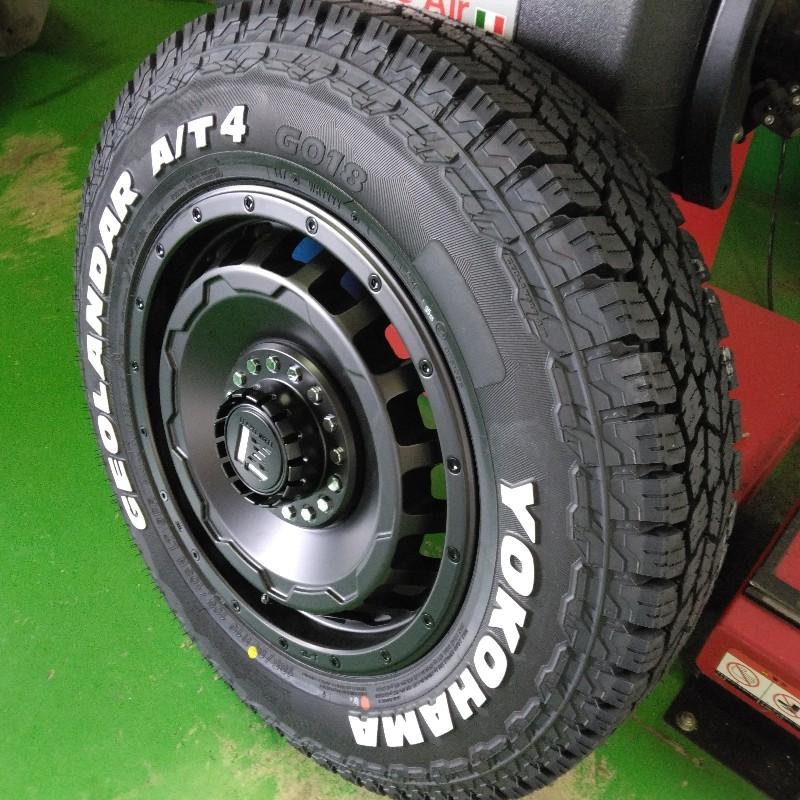 ジムニー　アルミホイール　＆　185/85R16　GEOLANDER M/T +　4本セット GEOLANDAR 新品 4本セット ジムニー タイヤホイール ヨコハマ