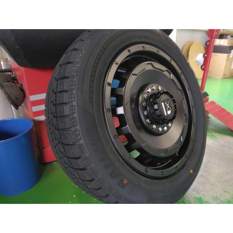 セレナ AUTEC 16インチ アルミホイール付 スタッドレス 4本セット セレナ 日産 キックス スタッドレス 新品4本セット SAILUN Arctic 205
